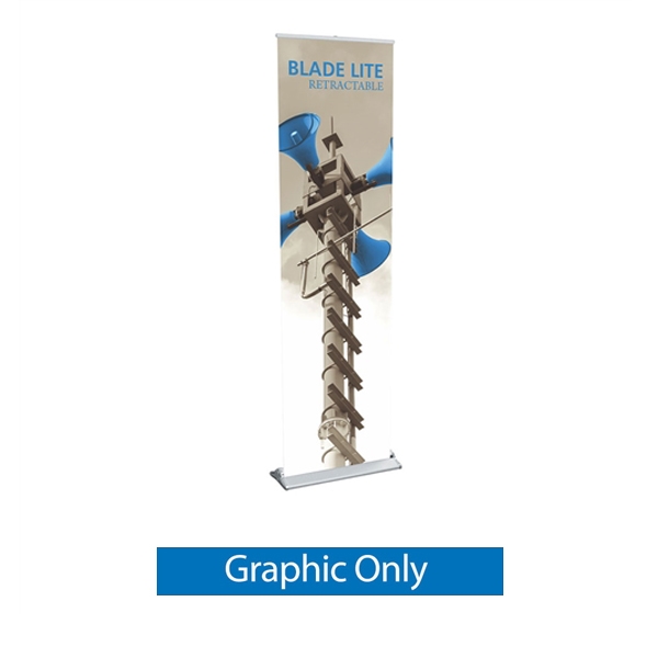 15.75in x 69in Blade Lite Retractable Banner Stand