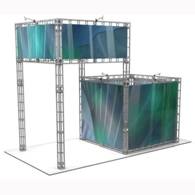 10ft x 20ft Custom Trade Show Truss Design # 03417R1 | Modular ...